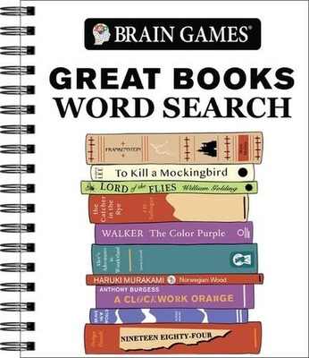 Brain Games - Great Books Word Search by Publications International Ltd Spiral B