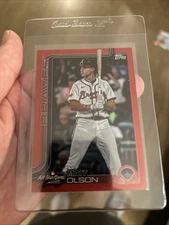 Matt Olson 2025 Topps Update Red #’d /5