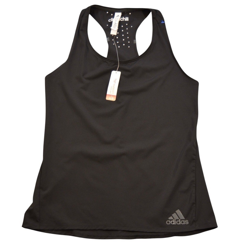 Adidas Women's Climachill Tank Top, Black Size Small NWT