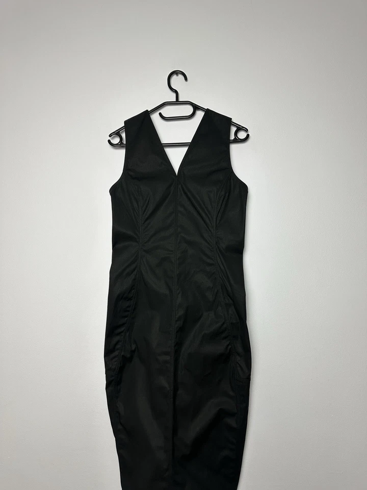 Mini Vestido RICK OWENS Negro Cuello en V Vestido Sin Mangas Talla XS Foto 3 de 4