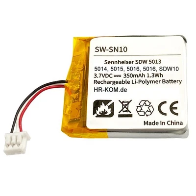 HR-KOM Ersatz Akku EPOS Sennheiser SDW 5000 er Serie 5013 5014 5015 5016 SDW Akku