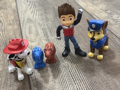 Paw Patrol  Ryder Figure Bundle Lot Chase Dino, Marshall