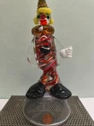 Vintage Murano ITALY Hand Blown Art Glass Large Circus Clown
