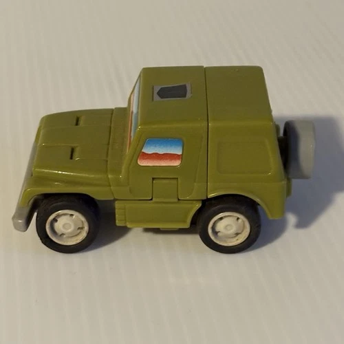 Vintage Hasbro Transformers G1 Throttlebot ROLLBAR Jeep Figure Works 1986/1987