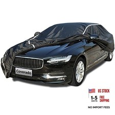 Car Cover 3XL: Fit 170-190 inches Length Sedan Black with cotton lining
