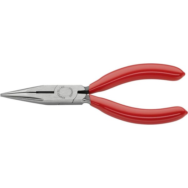 Knipex 25 01 140 Elektronik- U. Feinmechanik Flachrundzange Gerade Vanadium-image