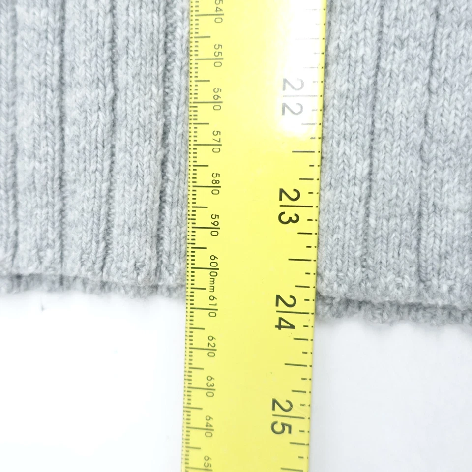 Юбка женская Leith средняя серая хлопковая ребристая комфортная эластичная талия без застежек - Изображение 3 из 4