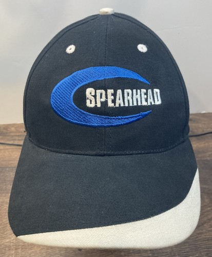 Spearhead Strapback Cap Hat Adjustable Black Baseball Cap America - 第 1/8 張圖片