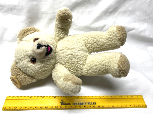 Vintage Snuggle Bear Plush 1986 Lever Brothers Fabric Softener With Ear Tag RUSS - Picture 4 of 7
