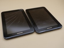 Lot Of 2 Samsung Galaxy Tab 2 7.0 GT-P3113TS 8 GB Android 4 Black WiFi FOR PARTS