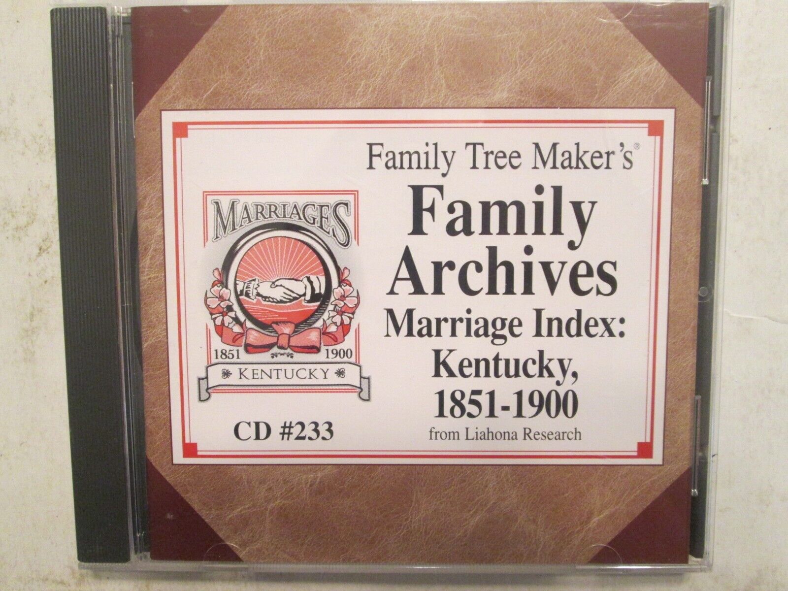 Family Tree Maker's Family Archives - Marriage Index Kentucky 1851-1900