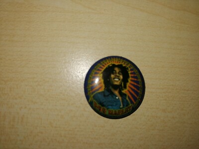 BOB MARLEY - KING of Reagge- Button 1, PIN, Anstecknadel, Anstecker -Rar- 