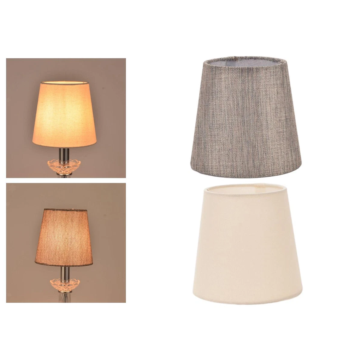 Table Lampshade Portable Drum Lamp Shade for Living Room Bedroom Kitchen
