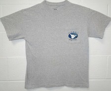Hang Loose Hawaii Shaka T-Shirt Men s Medium Surf Logo Pocket Tee Heather Gray