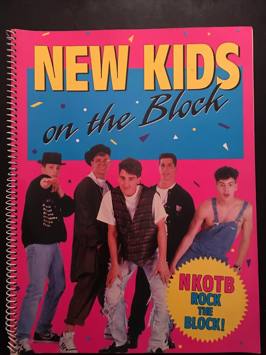 New Kids on the Block Vintage OOP Poster Book Sealed NEW 