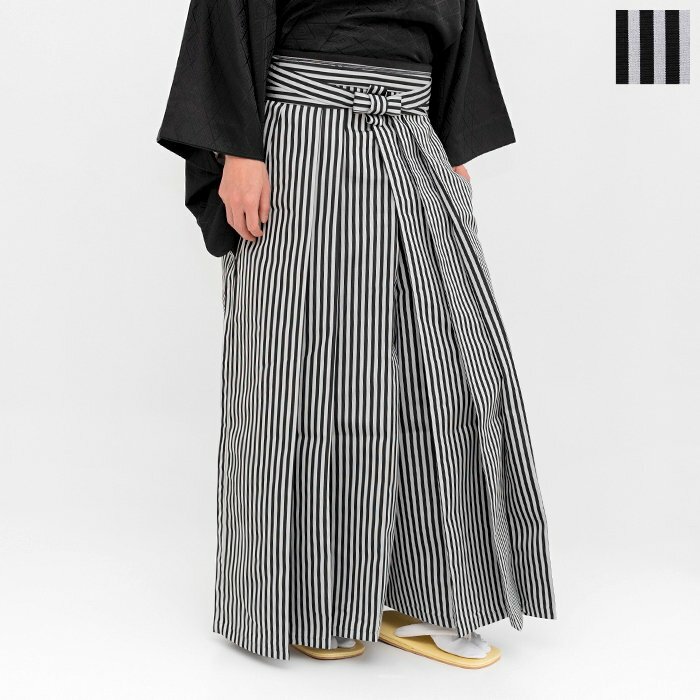 Japanese Traditional Kimono Hakama Stripe Umanori Bakama KYOETSU