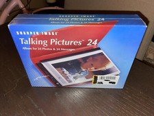 NEW Sharper Image Talking Pictures 24 Album for 24 Photos  24 Messages