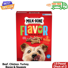 Milk-Bone Flavor Snacks Dog Treats, Small Biscuits, 24 Ounce Crunchy Texture...
