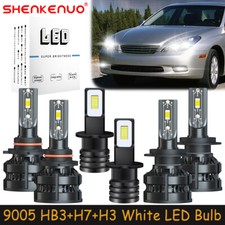 For Lexus ES300 1997-2003 Combo LED Headlights Bulbs High Low Beam Fog Light Z8