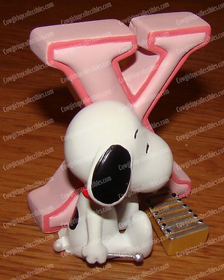 Peanuts Alphabet by Westland - Letter X (8594) Snoopy Playing the