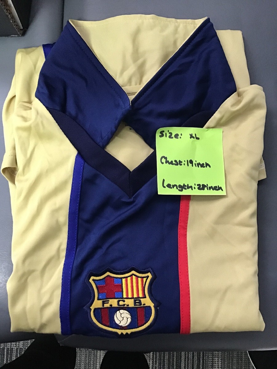 ウェア FC Barcelona 2001-2002 away uniform NIKE Nike Barcelona 2001/2002 Soccer Jersey Away Football Shirt