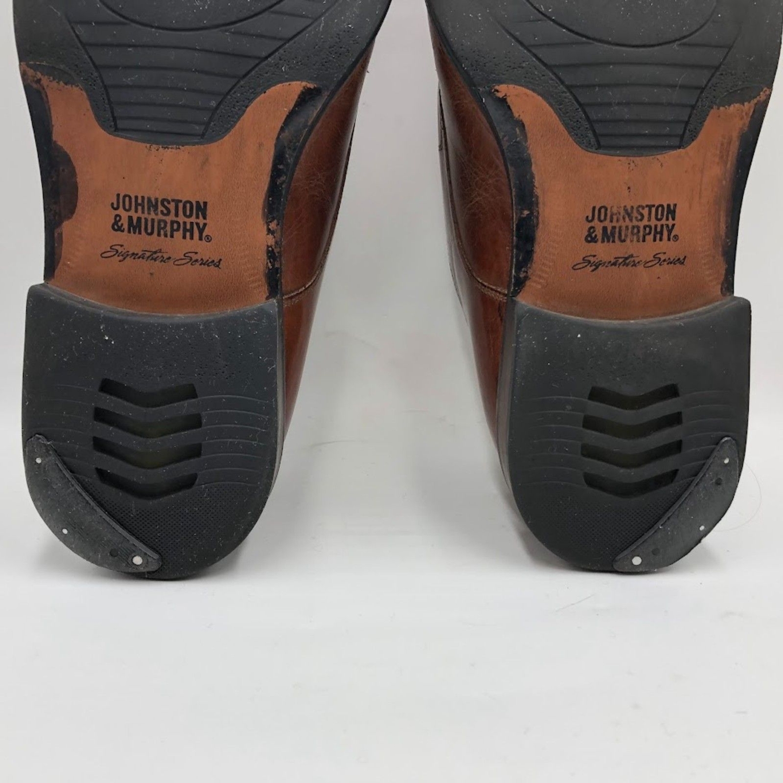 Johnston & Murphy Men's Brown Leather Monk Buckle… - image 10