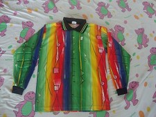 Brillante Multicolor FÚTBOL Fútbol GOALIE Camiseta Manga Larga Uniforme M