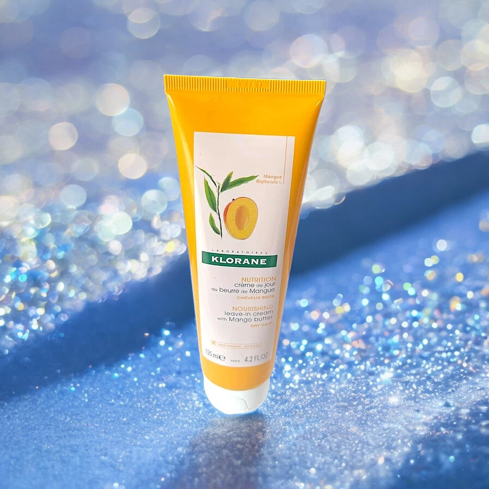 Crema sin enjuague Klorane con manteca de mango 4,2 FL OZ nueva sin caja y sellada Foto 2 de 4