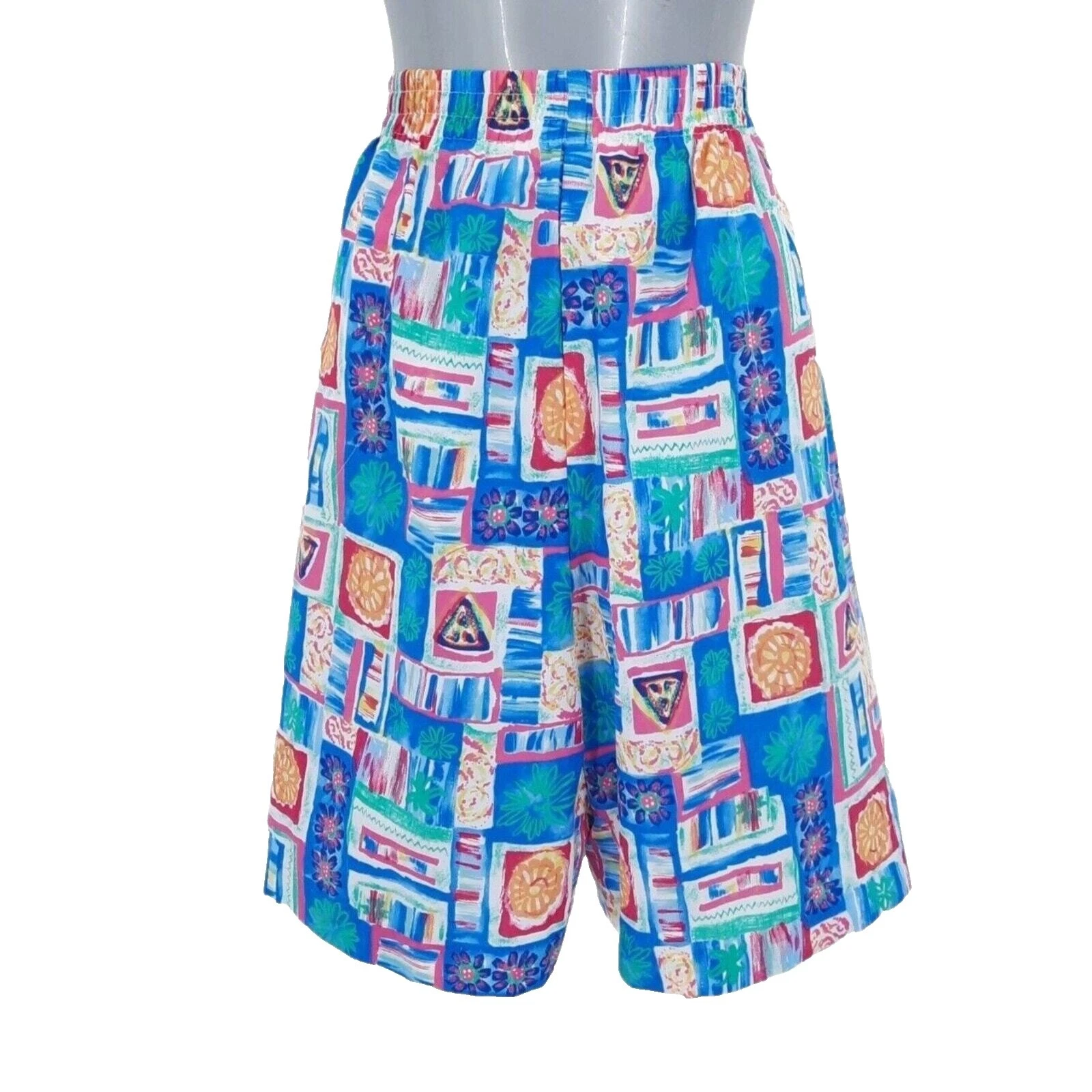 Shorts Vintage Multicolor Poliéster para Mujeres