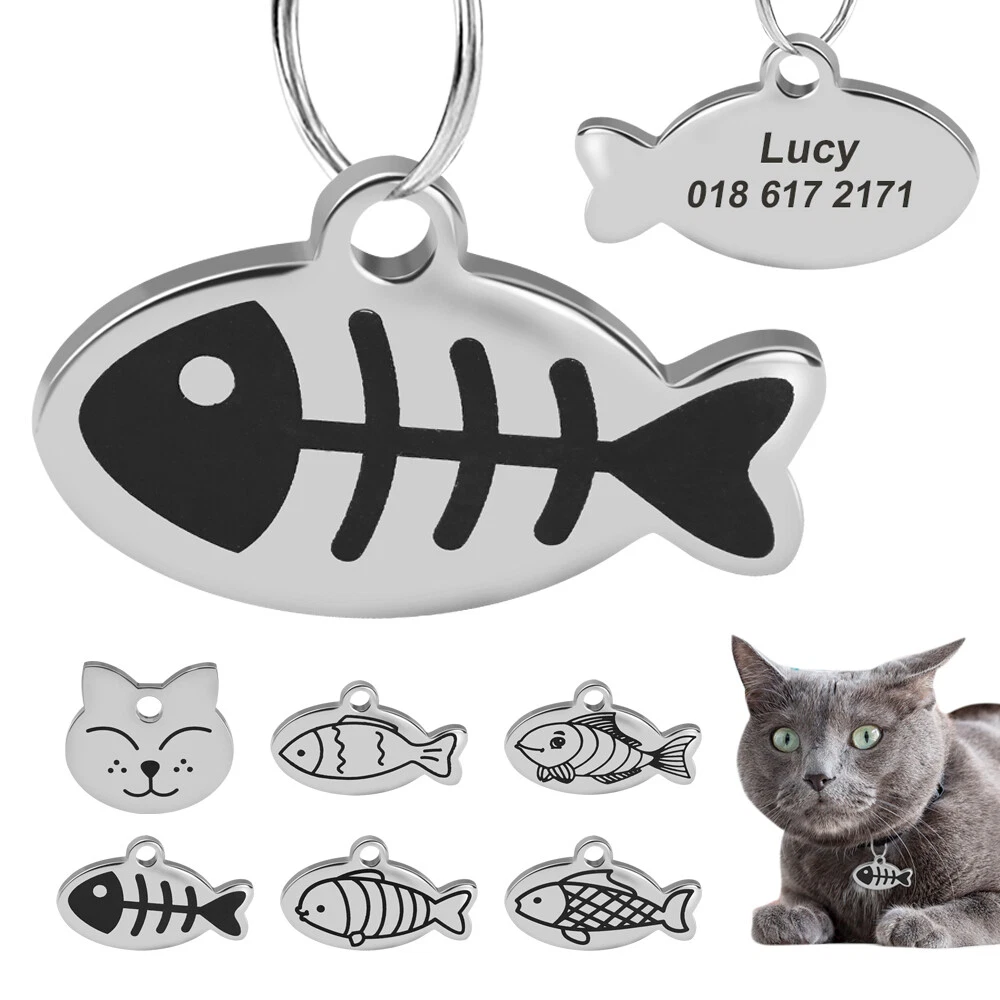 Fish cat store tag