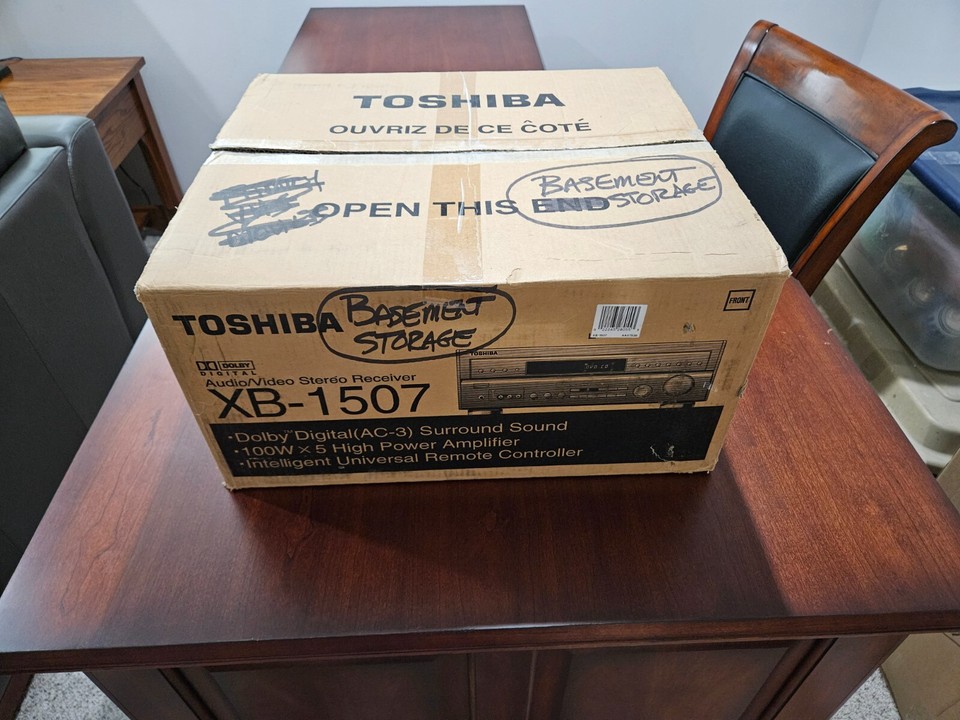 Toshiba XB1507 Audio/Video Stereo Receiver 100W x 5 Original Box! eBay