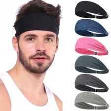 HEADBAND Stretch Sports Yoga Gym Running Fitness Hair Band Head Wraps Sweatbands