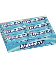 Wrigley's  Freedent Spearmint Gum 12 Packs Of 15 Sticks Each