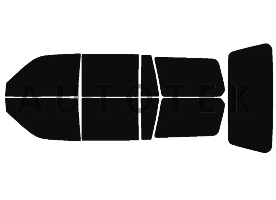 Película de ventana precortada para todos los lados para Mitsubishi Montero Sport 2000-2004 tinte de vidrio Foto 2 de 4