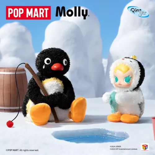 POPMART Baby Molly × PINGU Happy Fishing Series Vinyl Plush Blind Box Figure toy - Bild 7 von 32