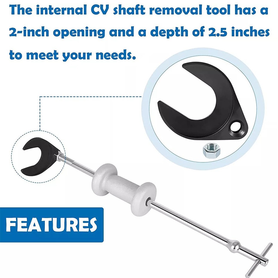 Front Wheel Drive Axle Half Shaft Remove Tool,Inner CV Joint - Foto 9