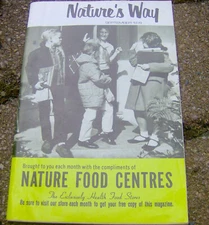 vintage 1974 NATURE'S WAY CATALOG Nature Food Centres HEALTH nutrition articles