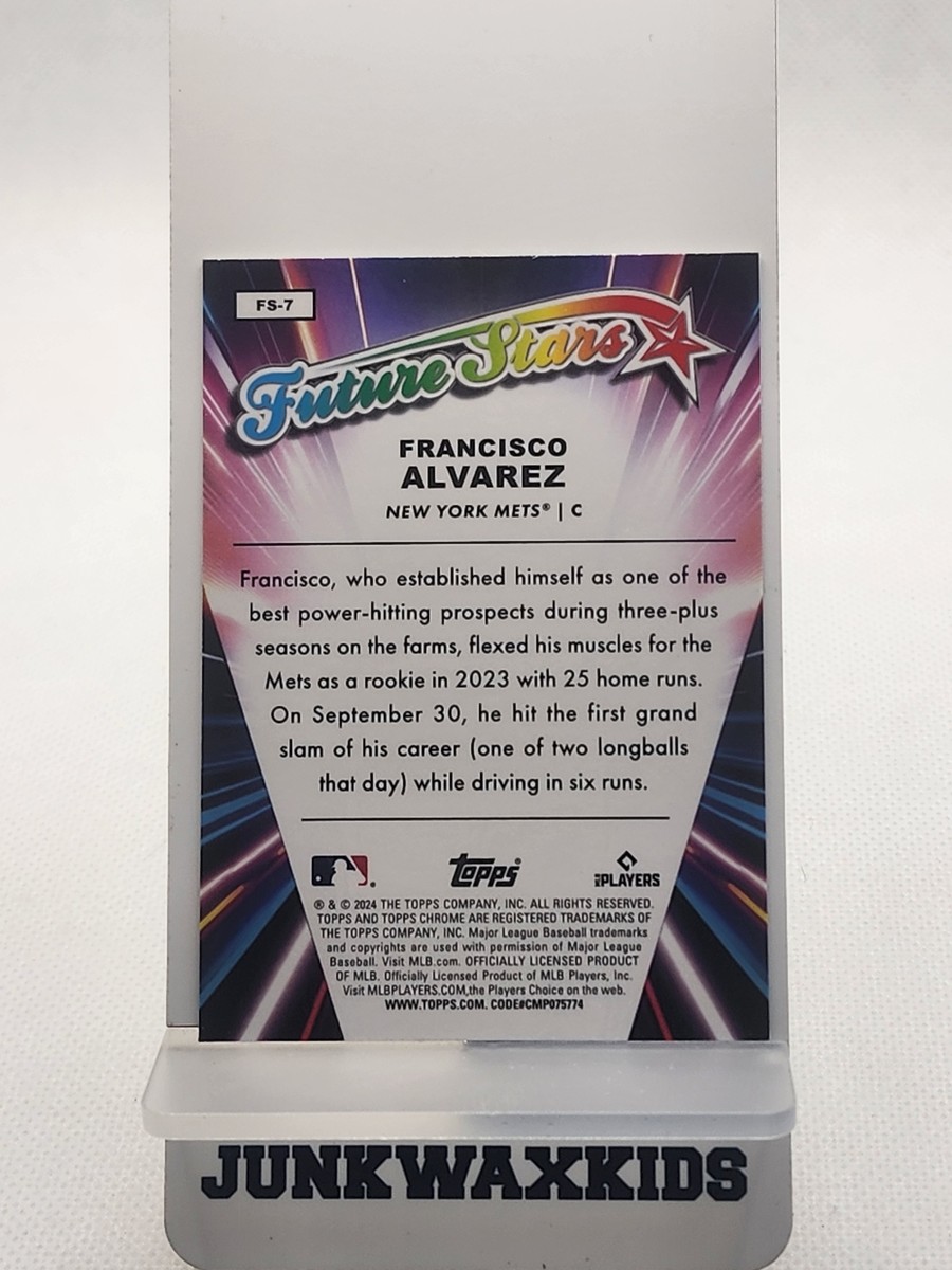 2024 Topps Chrome #FS-7 Francisco ALVAREZ #FS-7 Future Stars | eBay