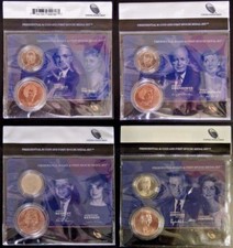 ALL 4 2015 $1 PRESIDENTIAL COIN & FIRST SPOUSE LADY MEDAL SET US MINT NEW Lot