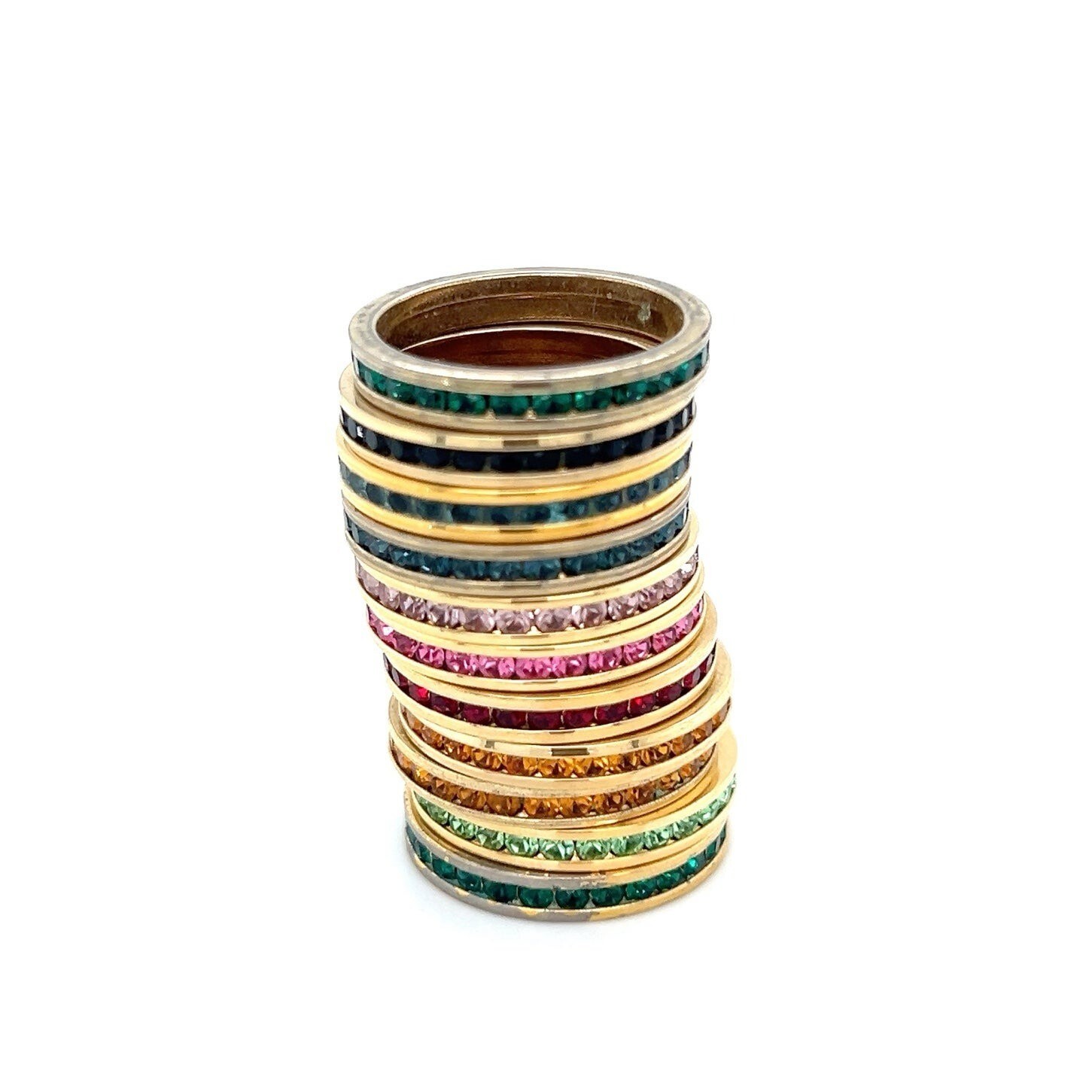 Stackable Eternity Stone Rings - image 1