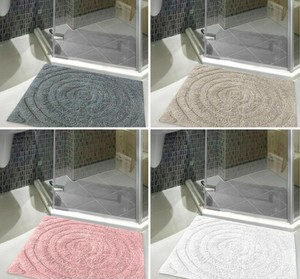 Détails Sur Nouveau Coton Cercle Design Bain Douche Tapis 50 X 50 Cm Blanc Rose Gris Naturel Afficher Le Titre Dorigine