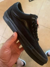 Vans OLD SKOOL All Black VN000D3HBKA CANVAS Men's Size 6 /W 7.5