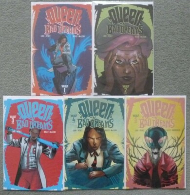 QUEEN OF BAD DREAMS #1-5 SET..LORE/PEREZ..VAULT COMICS 2019 1ST PRINT..NM