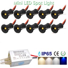 Mini Led Spot 12V 0.5W Recessed Indoor 10mm Cutout Ceiling Downlight and Driver