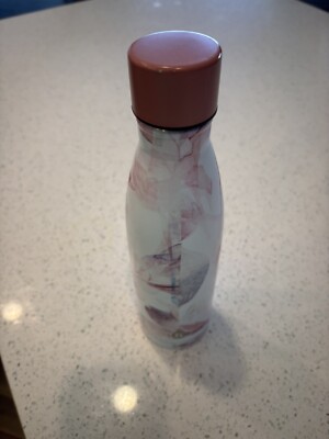 Heritage Stainless Steel Hot/Cold Water Bottle 10.5'' Pink Floral