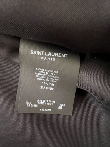 Saint Laurent Paris FW14 Leather Trapper Jacket - Sz46 - Picture 5 of 11
