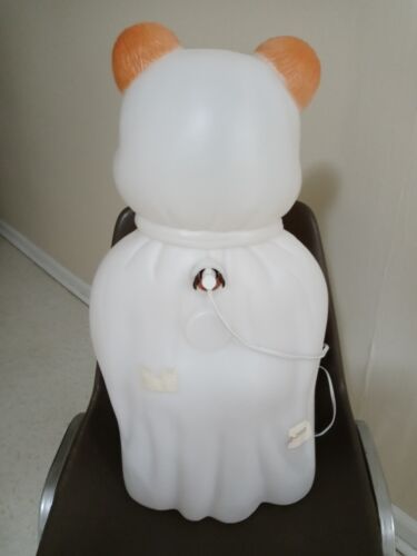 Vintage Empire Blasform Halloween maskierter Teddybär Bandit hält Kürbis 24 Zoll - Bild 7 von 16
