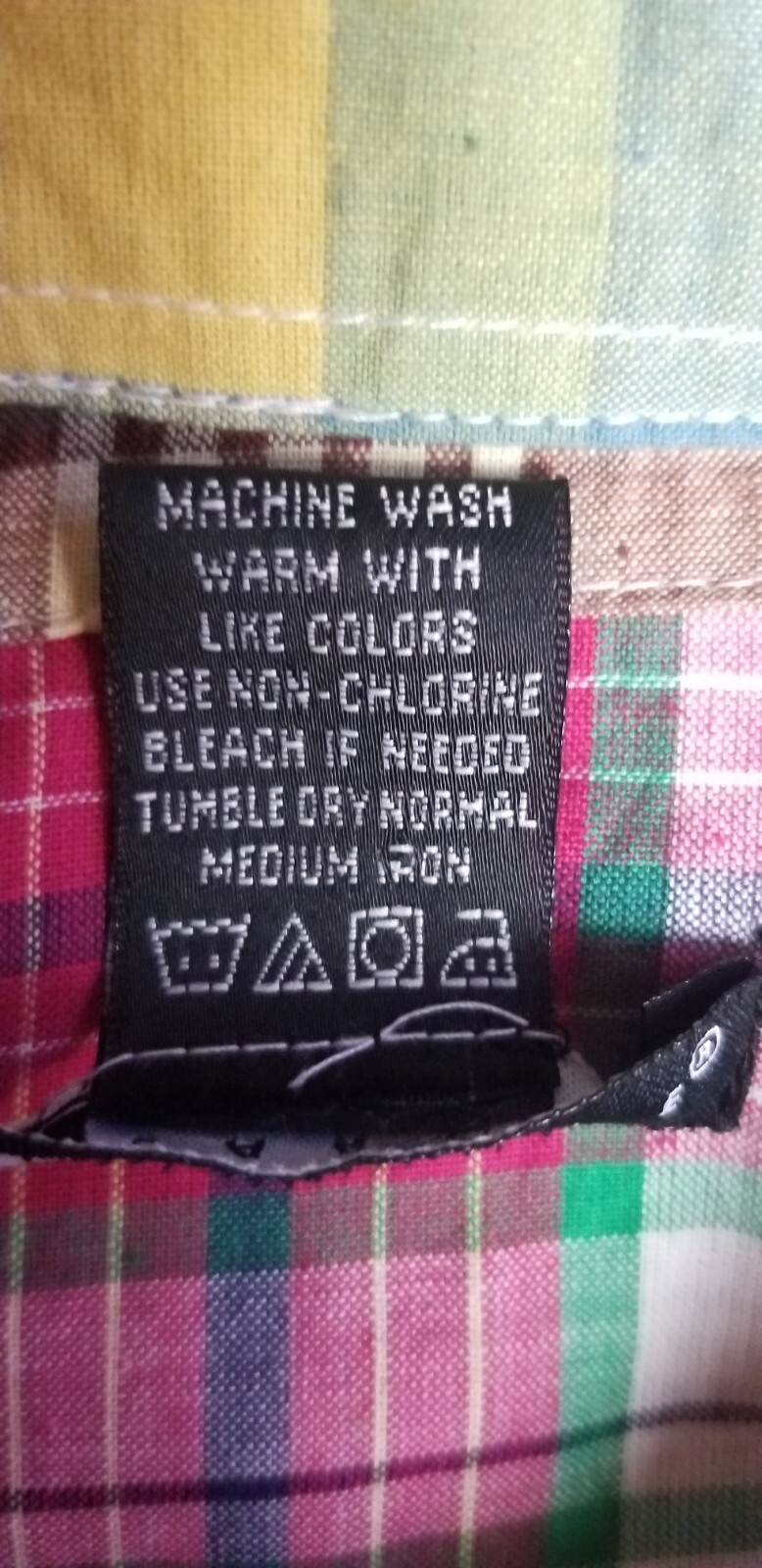 Carole Little Button Blouse S Patchwork Sleeveles… - image 12