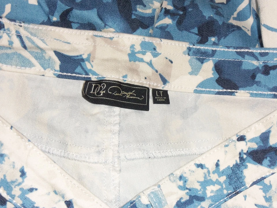 NUEVO CON ETIQUETAS MUJER DG2 Diane Gilman FLORAL PULL ON JEGGING/JEANS AJUSTADOS TALLA LT Foto 3 de 3