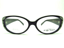 Caviar M6175 C35 Black with Swarovski Crystal 54 x 15 140 mm Eyeglass Frame 